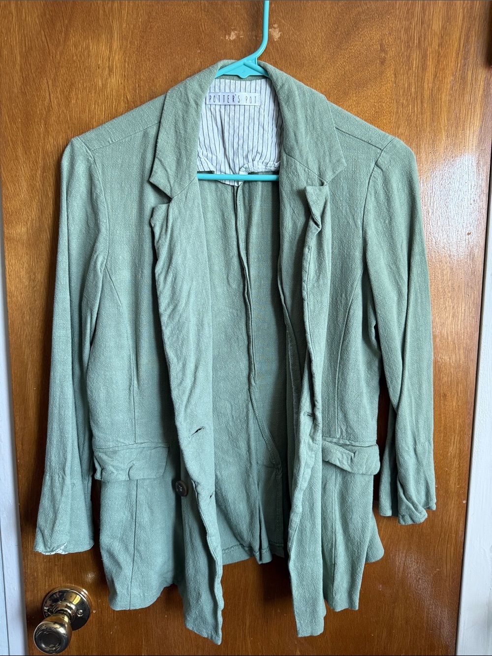 Potter's Pot Sage Green Women's Blazer